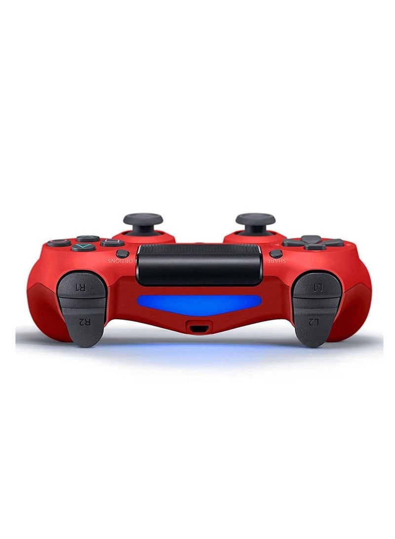وحدة تحكم لاسلكية مزدوجة الصدمات تعمل بالبلوتوث لجهاز PS4 Gamepad لمحطة اللعب 4 أحمر - Image 2